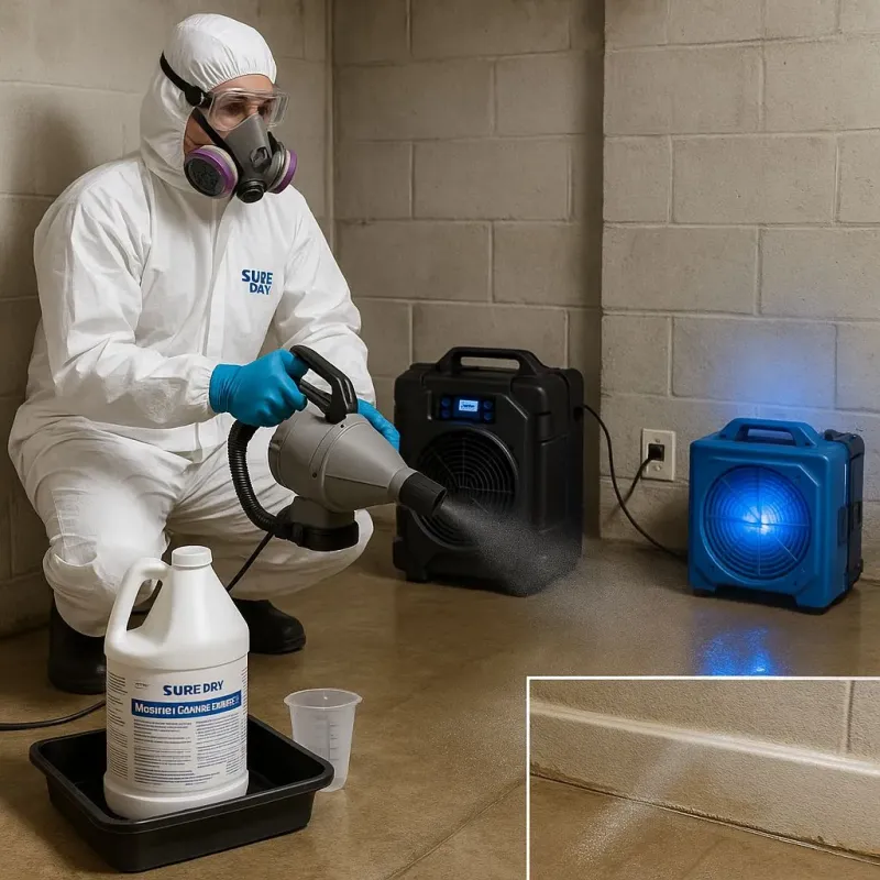 Sanitization and Odor Removal process in Glenview, IL